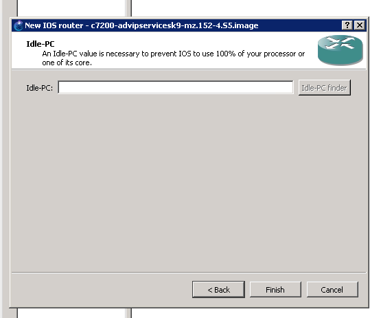 router ios for gns3