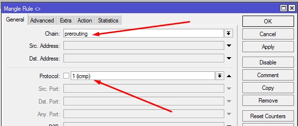 Icmp mikrotik